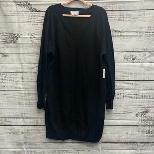 Black sweater dress